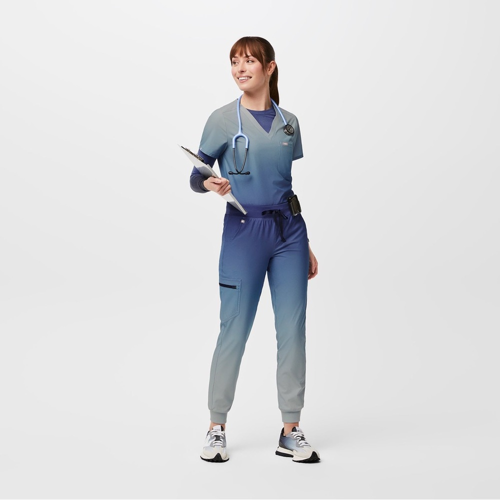 Figs Ombré Cloud Scrub Set Top Pants Underscrub M Tall